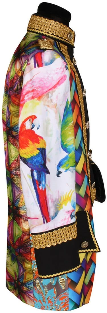 Overig Patchwork Carnavalsjas Heren 2 Overig Patchwork Carnavalsjas Heren - Afbeelding 2