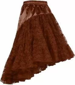 Overig Petticoat Met Kant Luxe Bruin