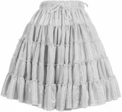Overig Petticoat Metallic Zilver Luxe