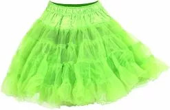 Overig Petticoat Neon Groen Luxe (2 Laags)