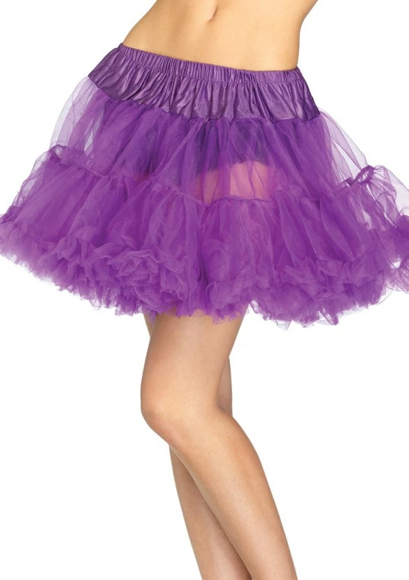 LEG AVENUE Petticoat Paars Luxe (2 Laags) 1 LEG AVENUE Petticoat Paars Luxe (2 Laags)