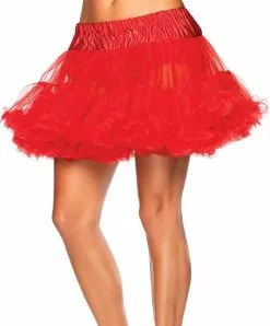 Overig Petticoat Rood Luxe (2 Laags)
