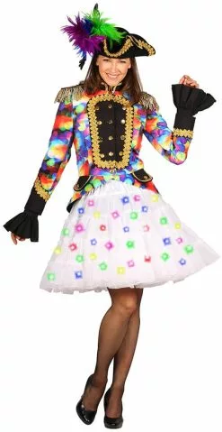 Overig Petticoat Wit Luxe Met Multi LED-Verlichting