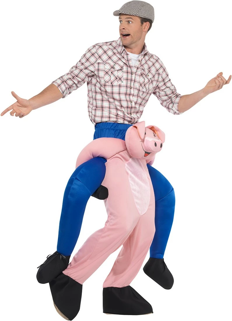 Overig Piggyback Kostuum Varken 2 Overig Piggyback Kostuum Varken - Afbeelding 2