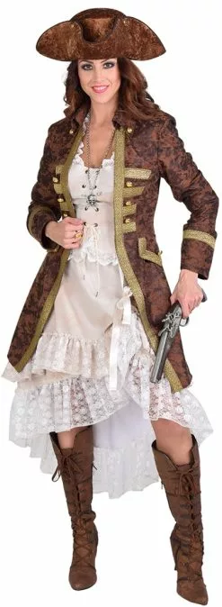 Overig Piratenjas Bruin-Goud Antiek Voor Dames