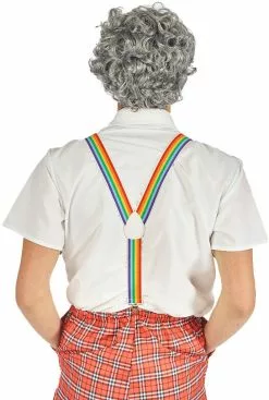 Overig Pruik Heer Krullend Grijs 7 Overig Pruik Heer Krullend Grijs -Carnavalskleding Winkel pruik heer krullend grijs achterkant