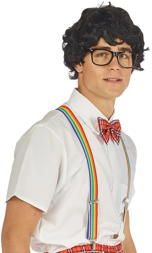 Overig Pruik Heer Krullend Zwart 2 Overig Pruik Heer Krullend Zwart - Afbeelding 2