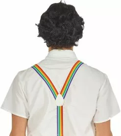 Overig Pruik Heer Krullend Zwart 5 Overig Pruik Heer Krullend Zwart -Carnavalskleding Winkel pruik heer krullend zwart achterkant