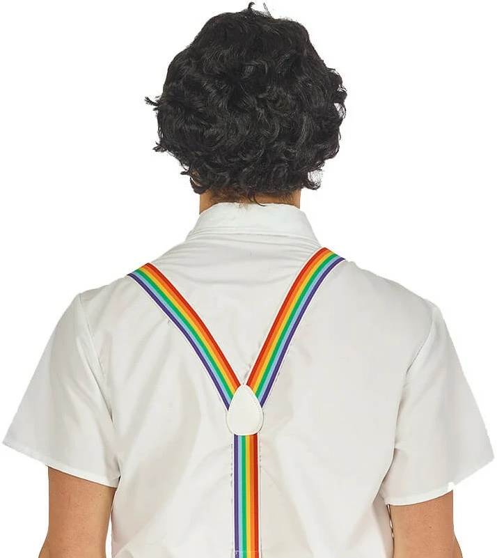 Overig Pruik Heer Krullend Zwart 3 Overig Pruik Heer Krullend Zwart - Afbeelding 3