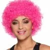 Overig Pruik Klein Krul Pink