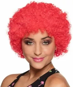 Overig Pruik Klein Krul Rood