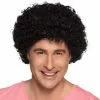 Overig Pruik Klein Krul Zwart