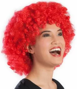Overig Pruik Oversized Afro Rood