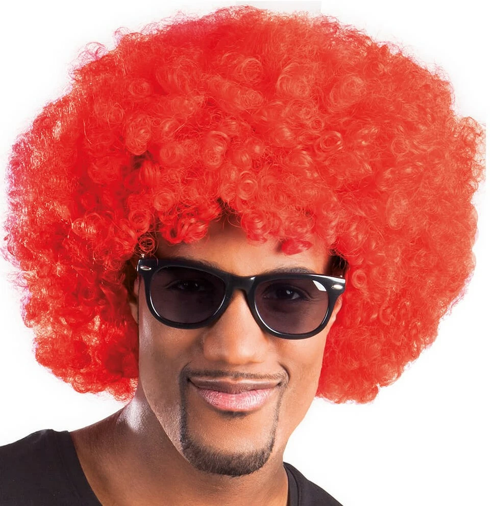 Overig Pruik Oversized Afro Rood 2 Overig Pruik Oversized Afro Rood - Afbeelding 2
