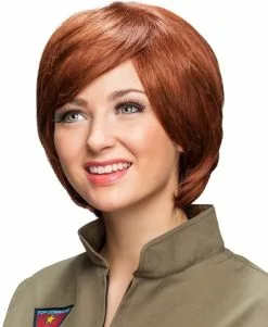 Overig Pruik Rood-Bruin Luxe