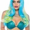 LEG AVENUE Pruik Zeemeermin Mystiek Luxe