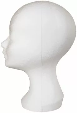 Overig Pruikenhouder Tempex Styropor Wit 5 Overig Pruikenhouder Tempex Styropor Wit -Carnavalskleding Winkel pruikenhouder tempex styropor wit 3