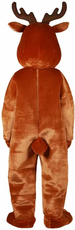 Overig Rendier Mascotte Luxe -Carnavalskleding Winkel rendier mascotte luxe achterkant