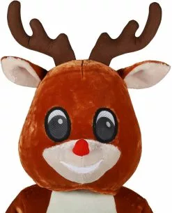 Overig Rendier Mascotte Luxe -Carnavalskleding Winkel rendier mascotte luxe hoofd