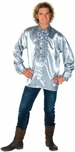 Overig Rucheblouse Super Luxe Zilver