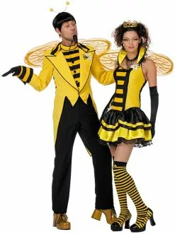 Overig Slipjas Heren Bijenkoning -Carnavalskleding Winkel slipjas heren bijenkoning man en vrouw