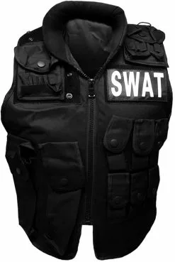 Overig SWAT Vest Deluxe -Carnavalskleding Winkel swat vest deluxe 3