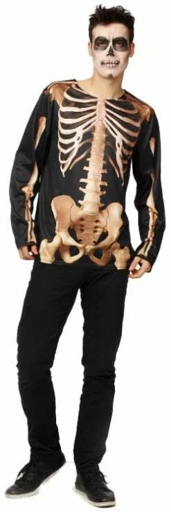 Overig T-Shirt Skelet (Fotorealistisch) -Carnavalskleding Winkel t shirt skelet fotorealistisch 1