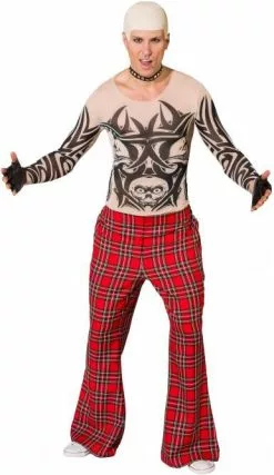 Overig Tattoo Shirt Tribal Skull