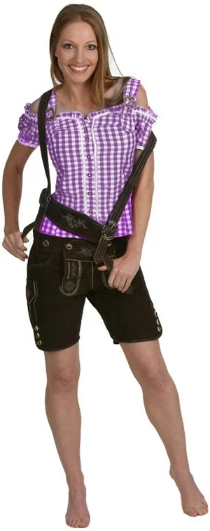 Overig Tiroler Blouse Anne Luxe Paars 1 Overig Tiroler Blouse Anne Luxe Paars