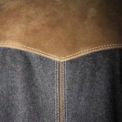 Overig Tiroler Trachten Jas Luxe (Wol-Geitenleer) -Carnavalskleding Winkel tiroler trachten jas luxe wol geitenleer detail 2