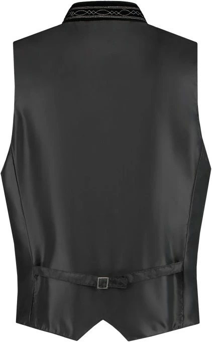 Overig Tiroler Trachten Vest Zwart (Polyesther Fluweel) 2 Overig Tiroler Trachten Vest Zwart (Polyesther Fluweel) - Afbeelding 2