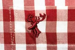 Overig Tiroler Trachtenhemd Rood/Wit (55% Katoen) -Carnavalskleding Winkel tiroler trachtenhemd rood wit 55 katoen 3