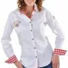 Overig Tirolerblouse Wit Voor Dames