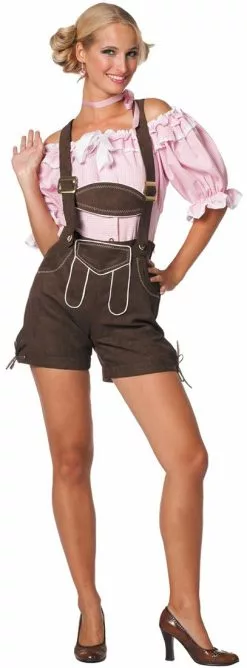 Overig Tirolerhose De Luxe Dames Donkerbruin