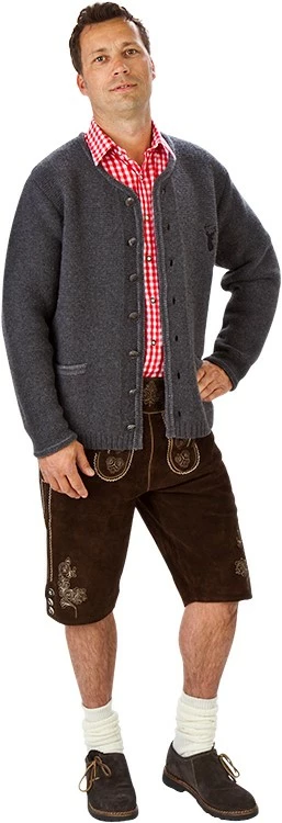 Overig Trachtenvest Grijs Luxe (met Mouwen) (100% Wol) 1 Overig Trachtenvest Grijs Luxe (met Mouwen) (100% Wol)