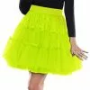 Overig Tulen Petticoat Neon Geel Rok
