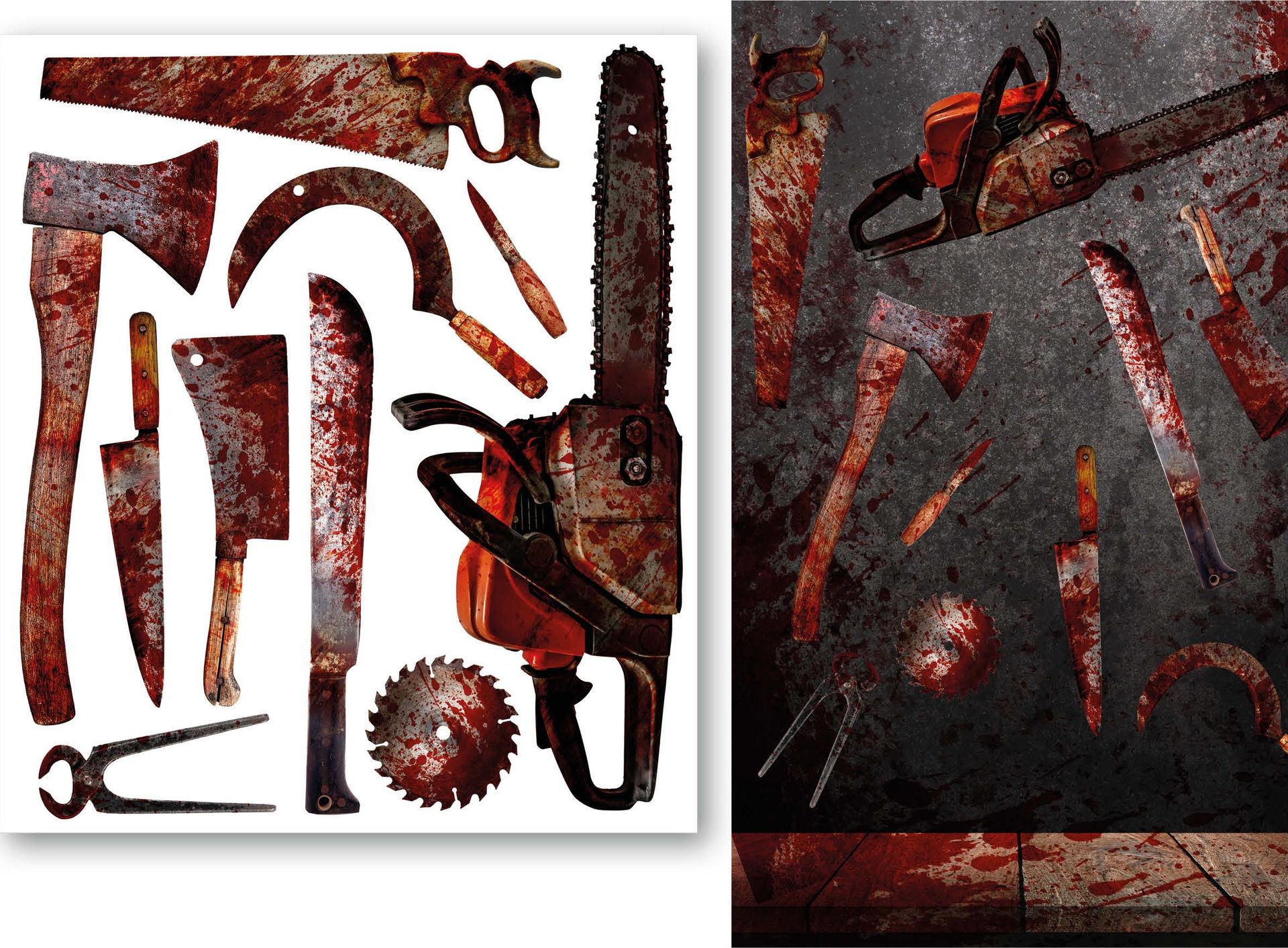 Carnavalskleding Winkel -Carnavalskleding Winkel halloween wapens decoratie stickers 0